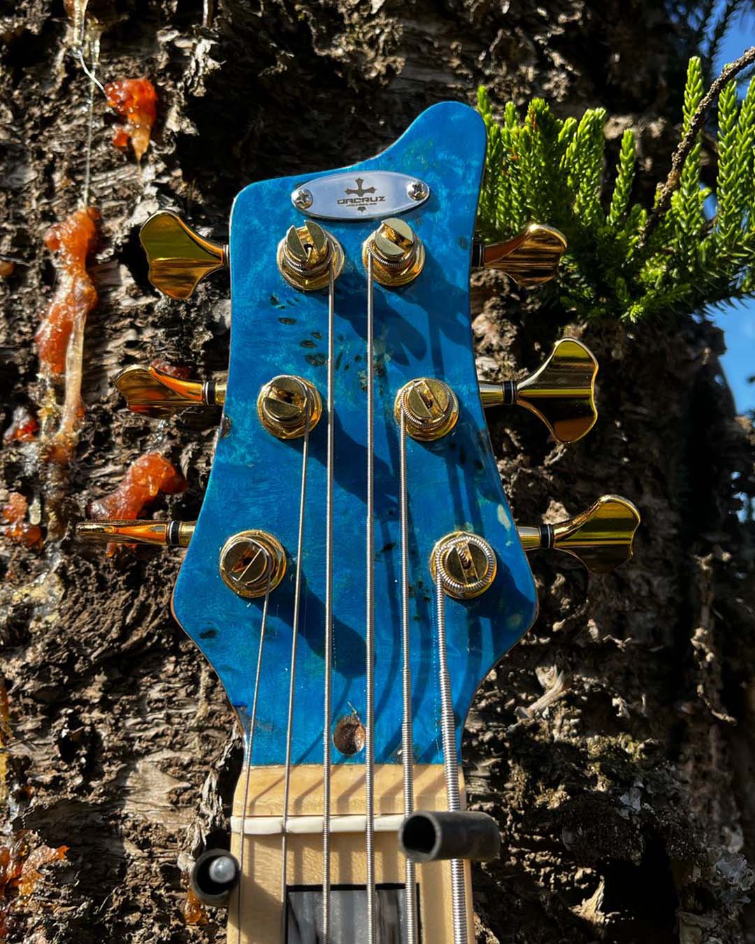 Olha só quem chegou pra agitar o fim de semana- King Custom Blue ! 🎸💙Esse baixo é conta com c (2)